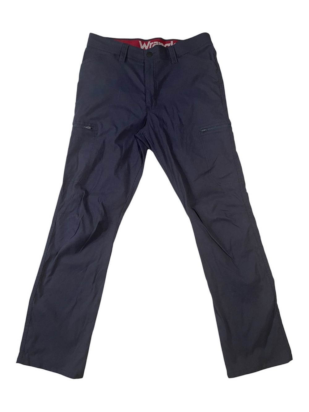 Wrangler Pants, Men's Dark Gray Tech Chinos, 32x30, Medium